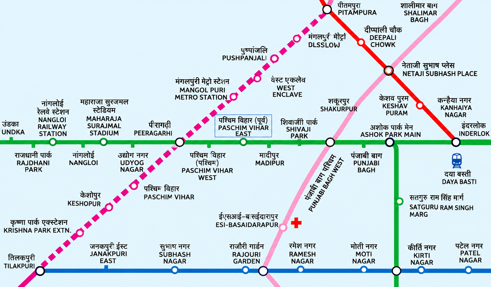 Delhi Metro Map